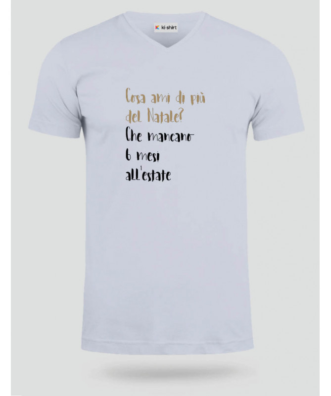 Cosa ami del Natale T-shirt Scollo V