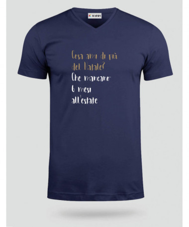 Cosa ami del Natale T-shirt Scollo V