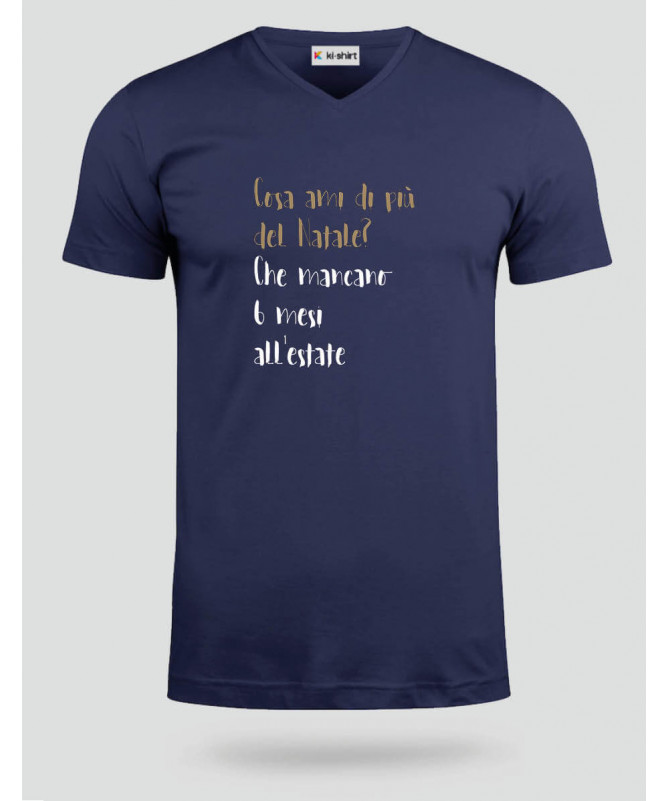 Cosa ami del Natale T-shirt Scollo V