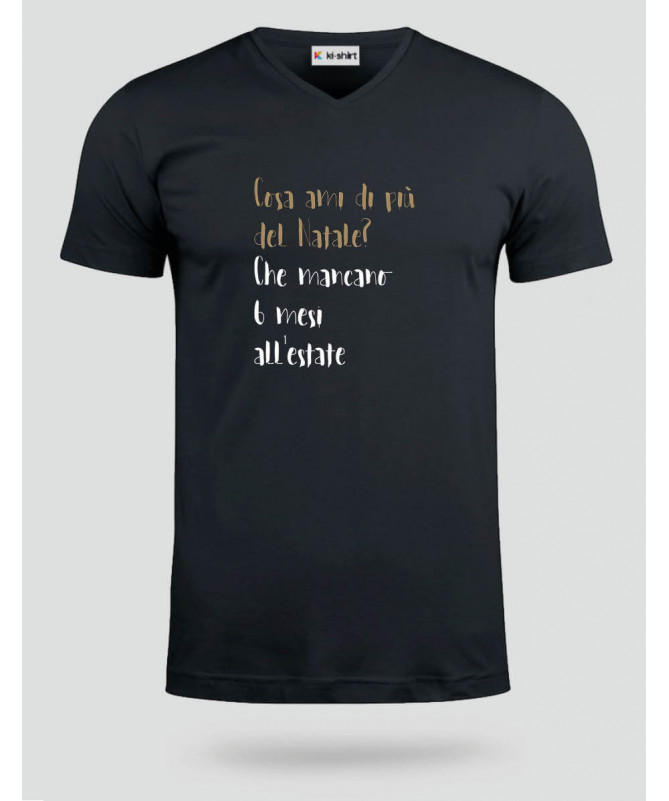 Cosa ami del Natale T-shirt Scollo V