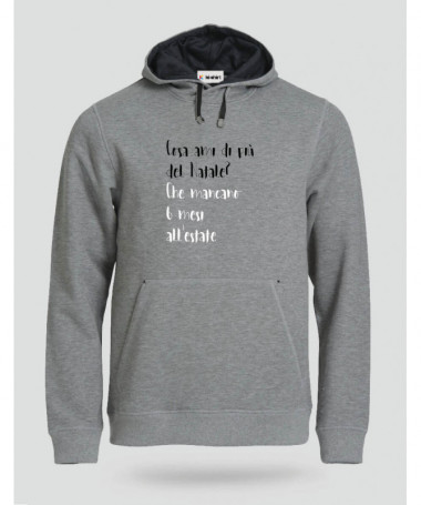 Cosa ami del Natale Felpa Premium con cappuccio Uomo