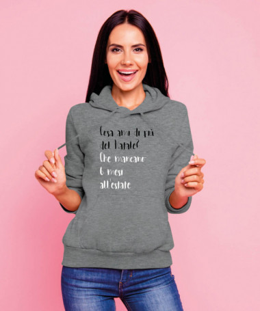 Cosa ami del Natale Felpa Premium con cappuccio Donna