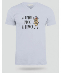 Natale faccio il bravo T-shirt Scollo V