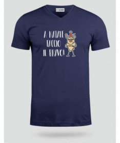 Natale faccio il bravo T-shirt Scollo V