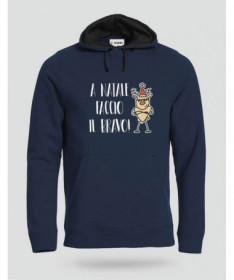 Natale faccio il bravo Felpa Premium con cappuccio Uomo