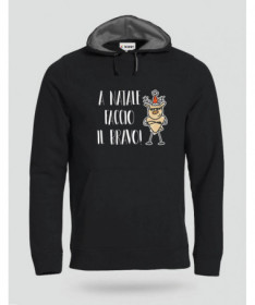 Natale faccio il bravo Felpa Premium con cappuccio Uomo