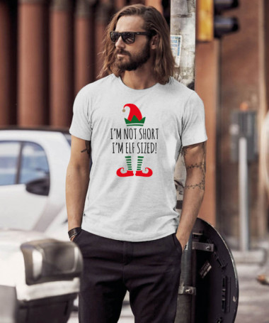 Elfo Babbo Natale T-shirt Basic Uomo