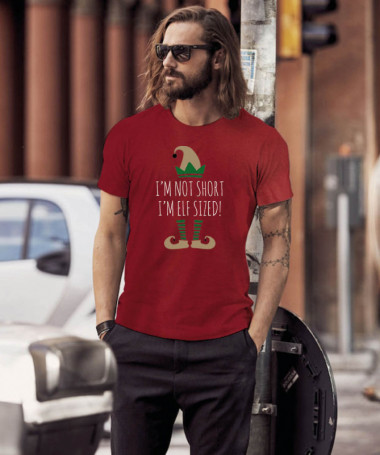 Elfo Babbo Natale T-shirt Basic Uomo