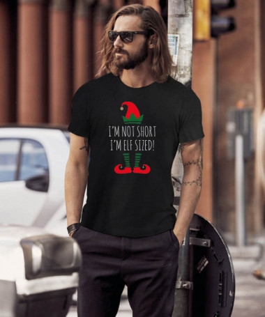 Elfo Babbo Natale T-shirt Basic Uomo