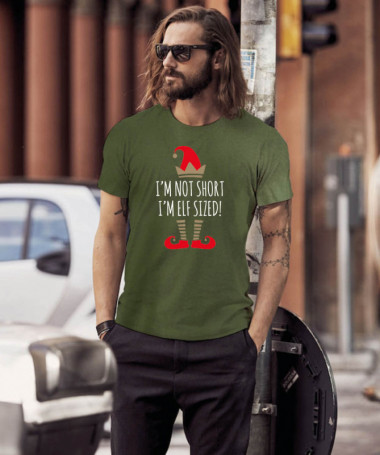 Elfo Babbo Natale T-shirt Basic Uomo