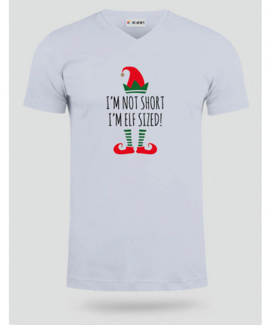 Elfo Babbo Natale T-shirt Scollo V