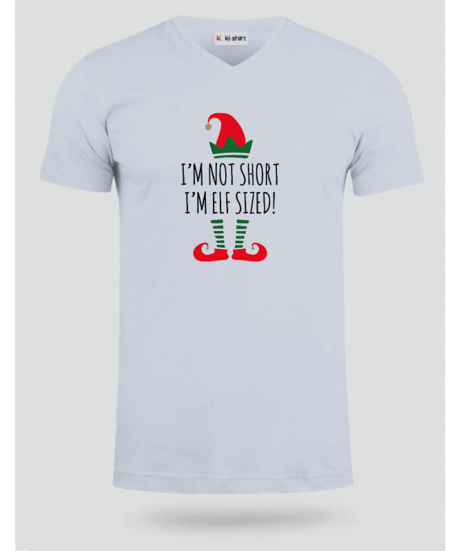 Elfo Babbo Natale T-shirt Scollo V