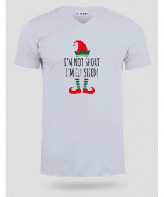 Elfo Babbo Natale T-shirt Scollo V