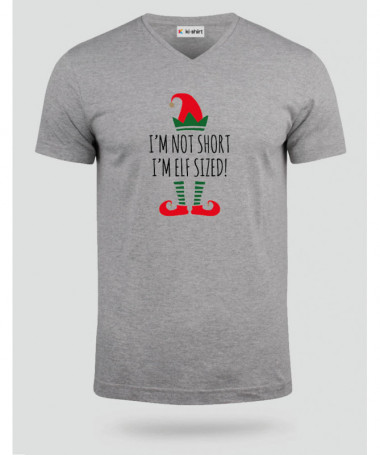 Elfo Babbo Natale T-shirt Scollo V