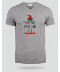 Elfo Babbo Natale T-shirt Scollo V