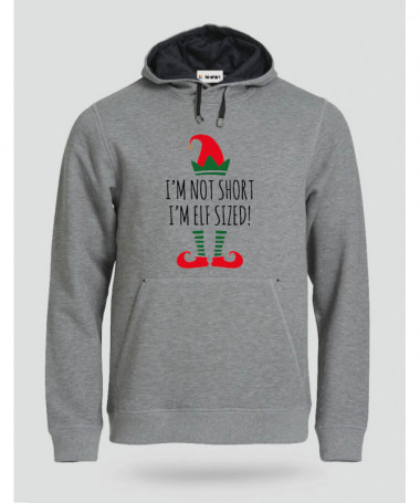 Elfo Babbo Natale Felpa Premium con cappuccio Uomo