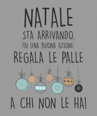Palle di Natale T-shirt Scollo V