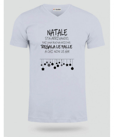 Regala le Palle di Natale T-shirt Scollo V