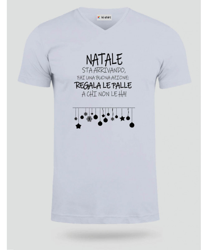 Regala le Palle di Natale T-shirt Scollo V
