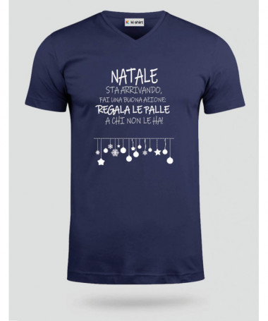 Regala le Palle di Natale T-shirt Scollo V