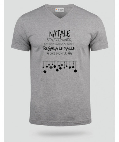Regala le Palle di Natale T-shirt Scollo V