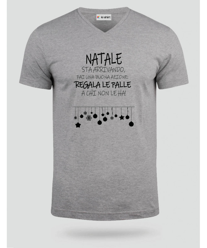 Regala le Palle di Natale T-shirt Scollo V