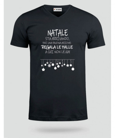 Regala le Palle di Natale T-shirt Scollo V