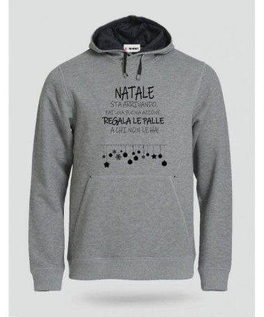 Regala le Palle di Natale Felpa Premium con cappuccio Uomo