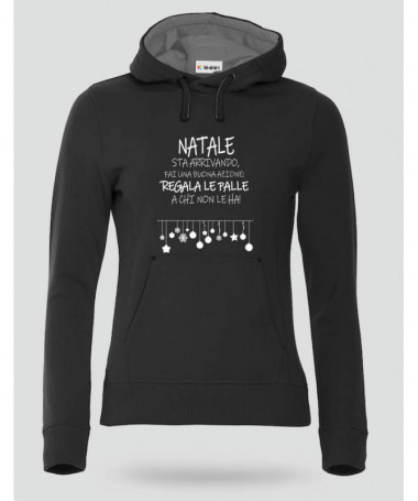 Regala le Palle di Natale Felpa Premium con cappuccio Donna
