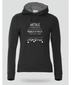 Regala le Palle di Natale Felpa Premium con cappuccio Donna