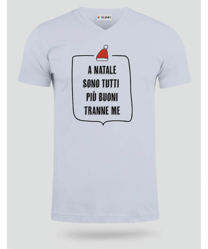 Natale tutti più buoni T-shirt Scollo V