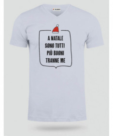 Natale tutti più buoni T-shirt Scollo V