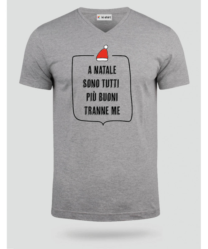 Natale tutti più buoni T-shirt Scollo V
