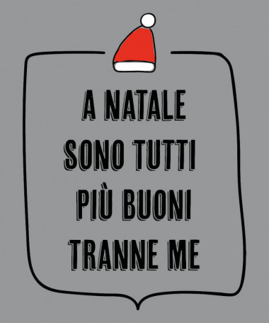 Natale tutti più buoni Felpa Premium con cappuccio Donna