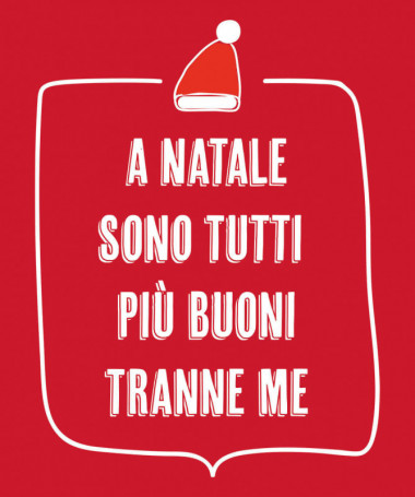 Natale tutti più buoni Felpa Premium con cappuccio Donna