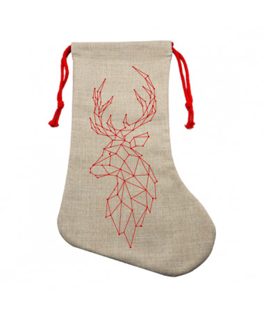 Calza della befana Renna Astratto