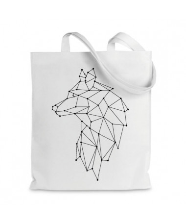 Shopper Lupo Astratto