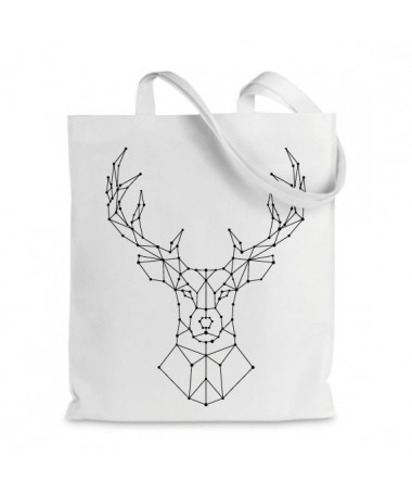 Shopper Renna Natale Astratto