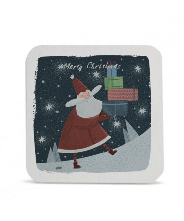 Sottobicchiere Illiustrazione Babbo Natale