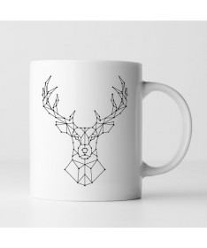 Tazza Renna Natale Astratto