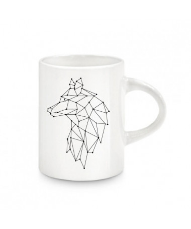 Tazzina Espresso Lupo Astratto