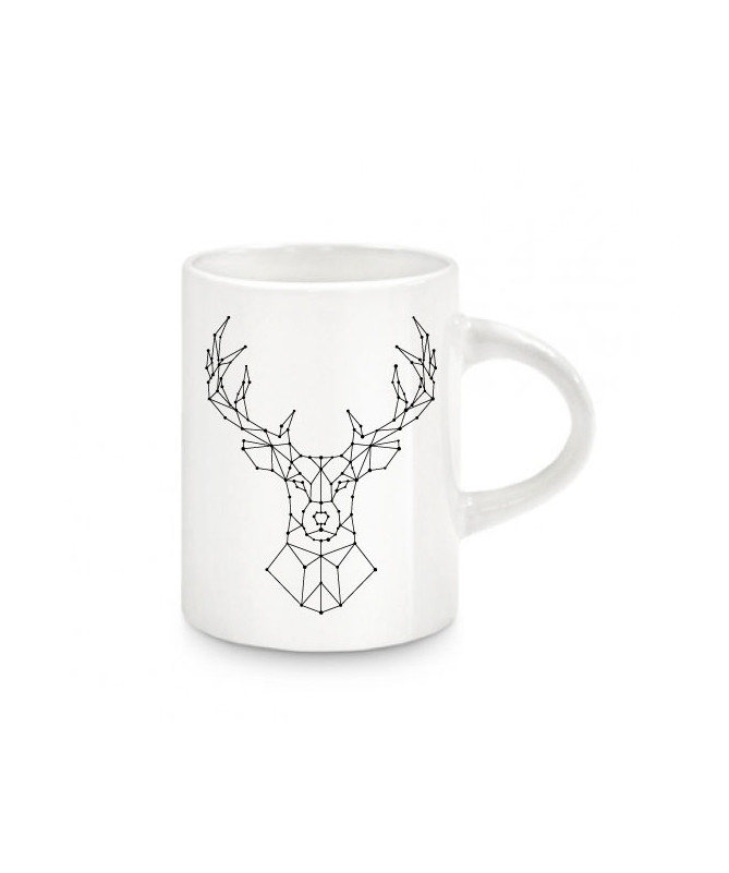 ki-shirt.com Tazzina Espresso Renna Natale Astratto