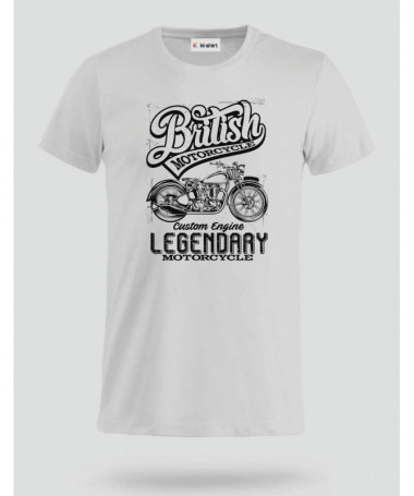British motorcycle T-shirt Basic Uomo