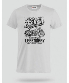 British motorcycle T-shirt Basic Uomo