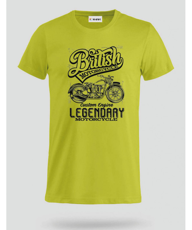 British motorcycle T-shirt Basic Uomo