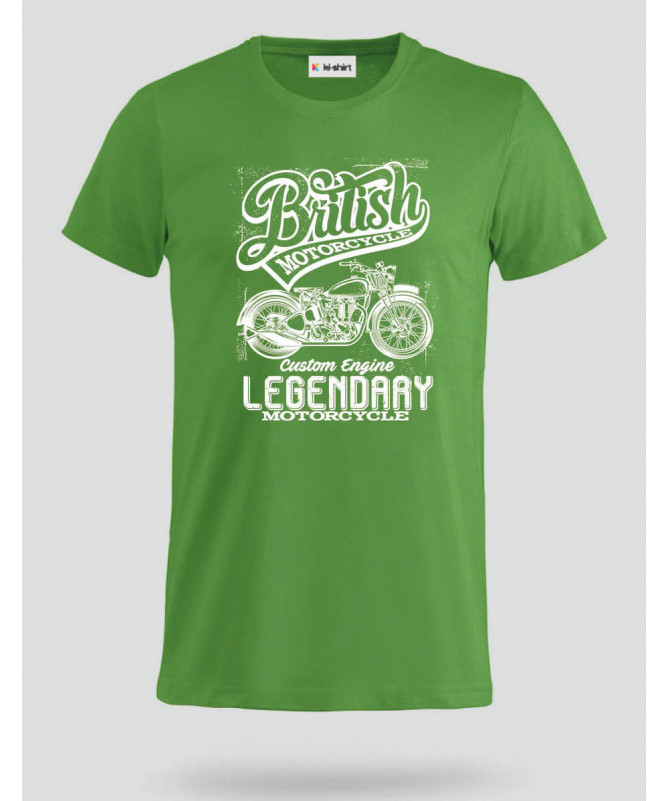 British motorcycle T-shirt Basic Uomo