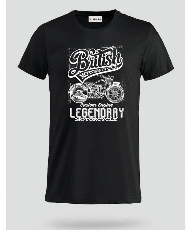 British motorcycle T-shirt Basic Uomo