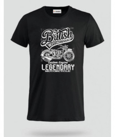 British motorcycle T-shirt Basic Uomo