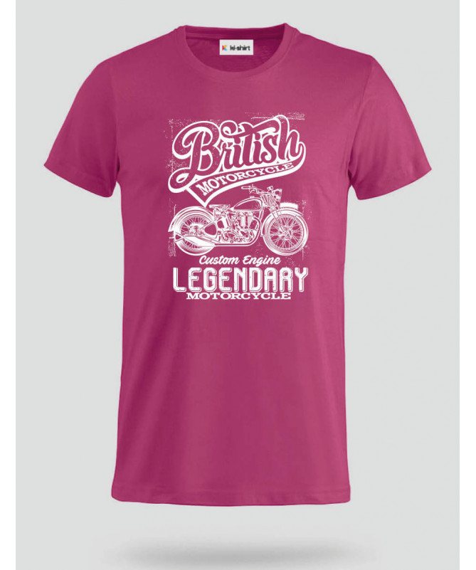British motorcycle T-shirt Basic Uomo