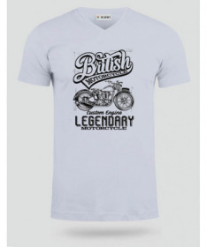 British motorcycle  T-shirt Scollo V